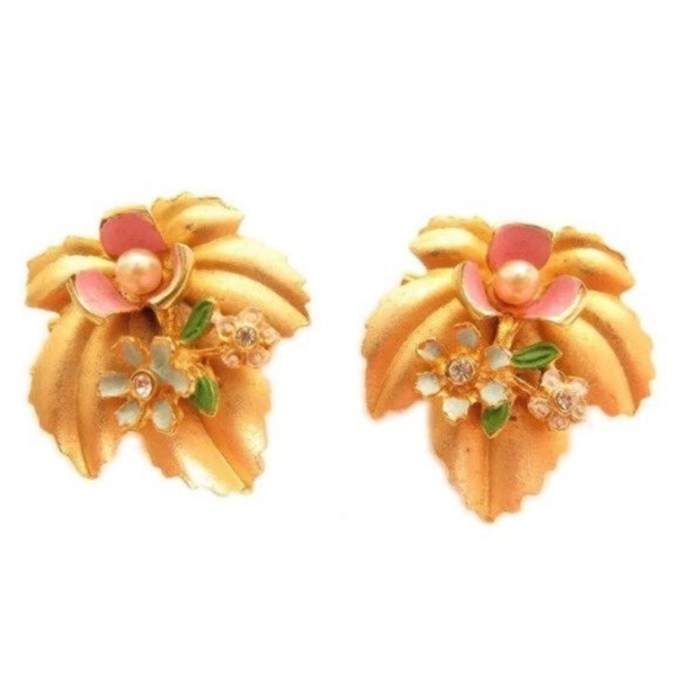 Vintage Pair of Rhinestone scatter Pins